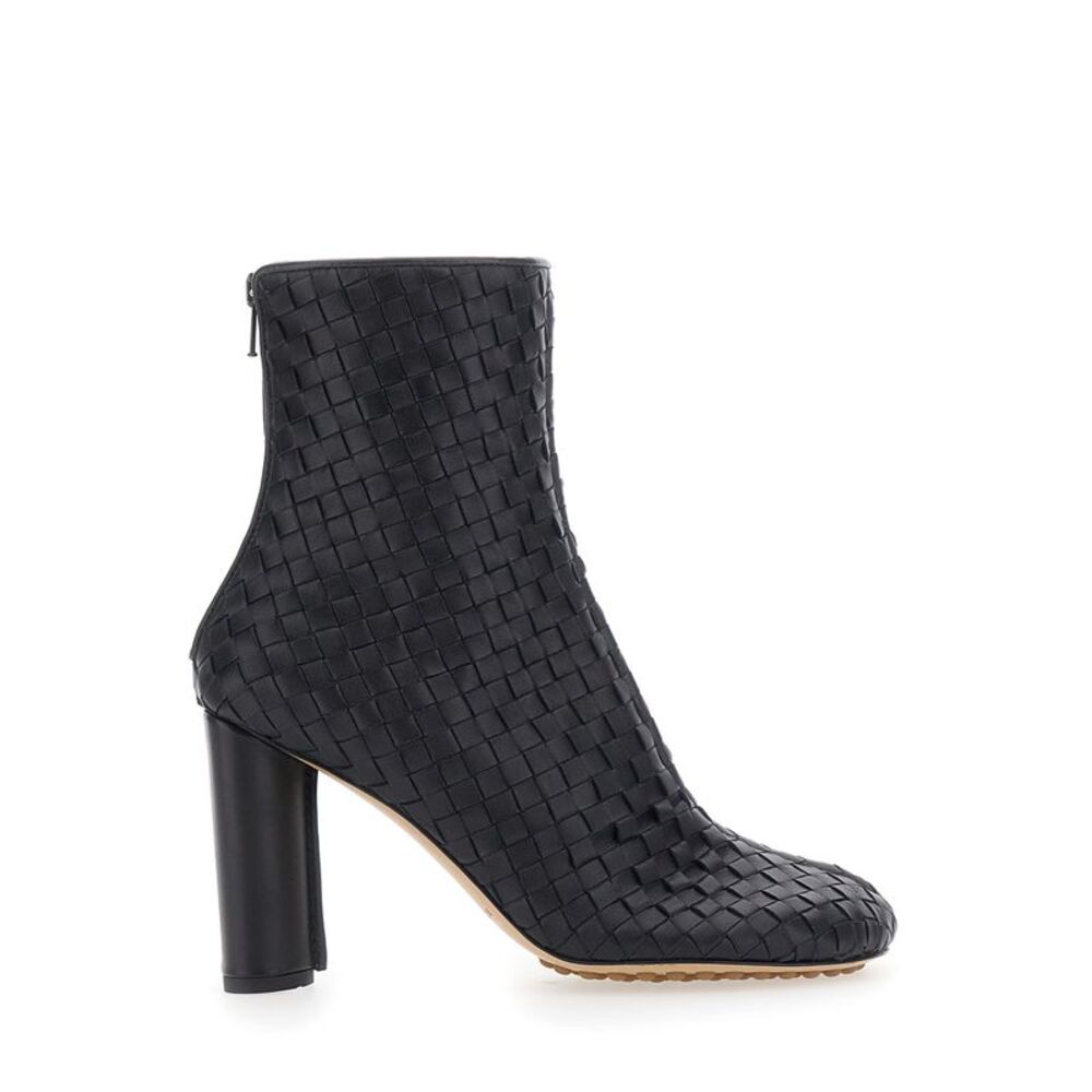 Bottega Veneta Women Charry Zipped Ankle Boot High Heel